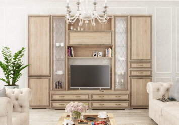 Пенал с ящиками Ливорно ЛШ-3, дуб сонома