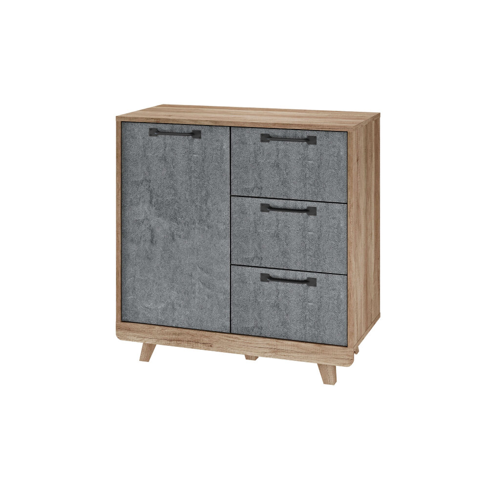 Комод Мегаполис КМ-12 дуб каньон/M18 