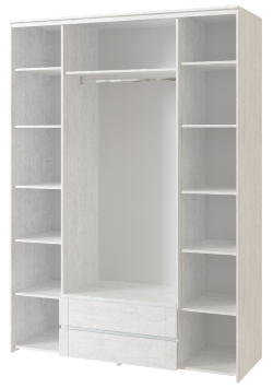 Шкаф с ящиками 4-х дверный Твист №15