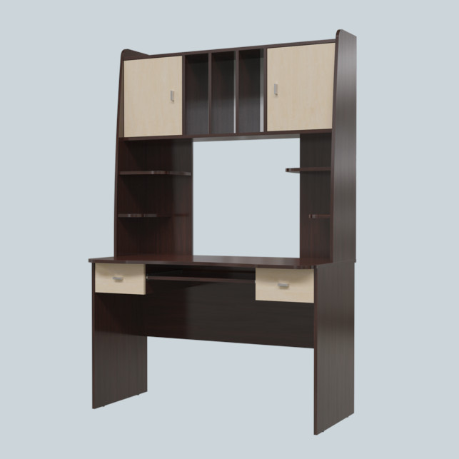 Стол компьютерный Бета, венге 