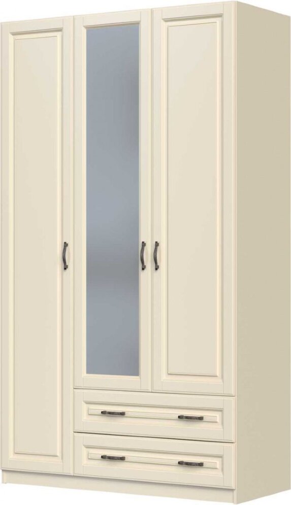 Шкаф 3х-дверный Кантри, слоновая кость 