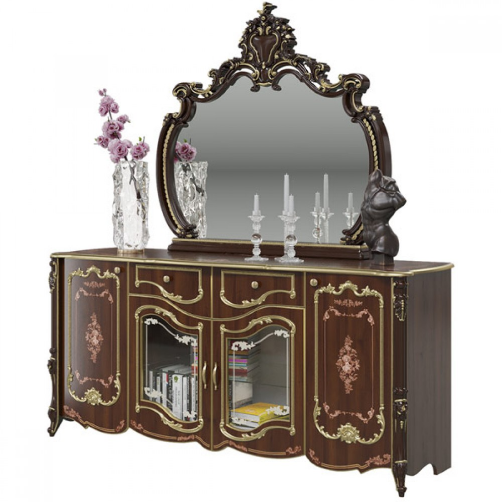 Комод 4 двери Шейх, Орех 