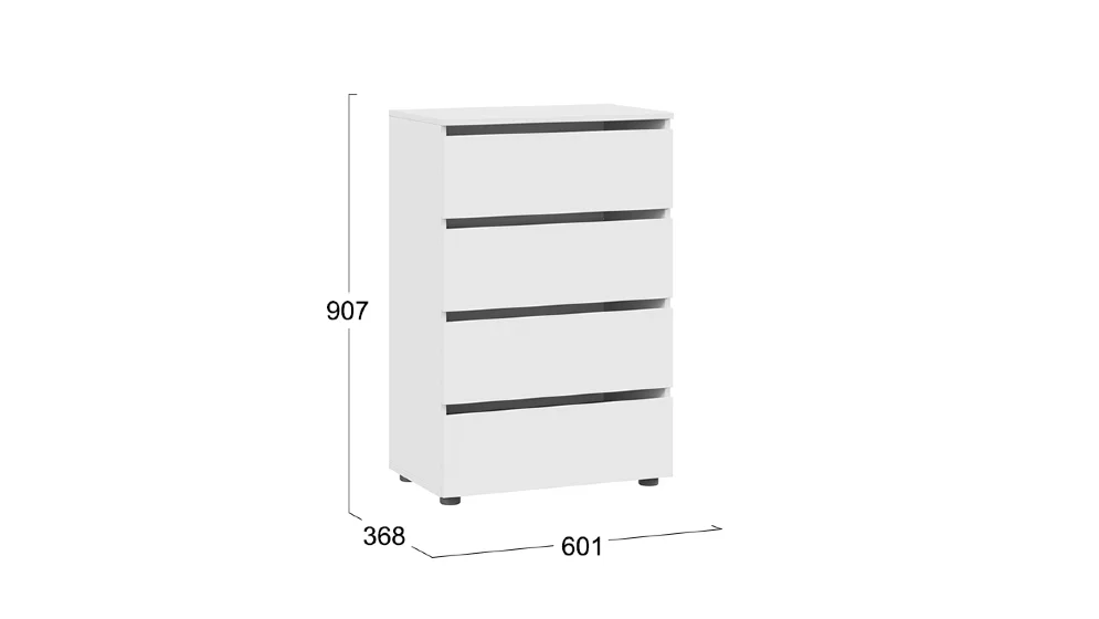 Комод 4 ящика Денвер   