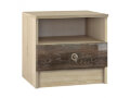 Тумба прикроватная Мадлен (дуб сонома/дуб шале мореный)   
