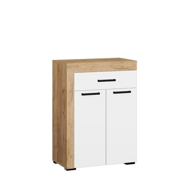 Модульная прихожая Галант, крафт золотой + белый 