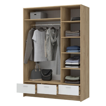 Шкаф 3-х створчатый с зеркалом Ирис ШК-03