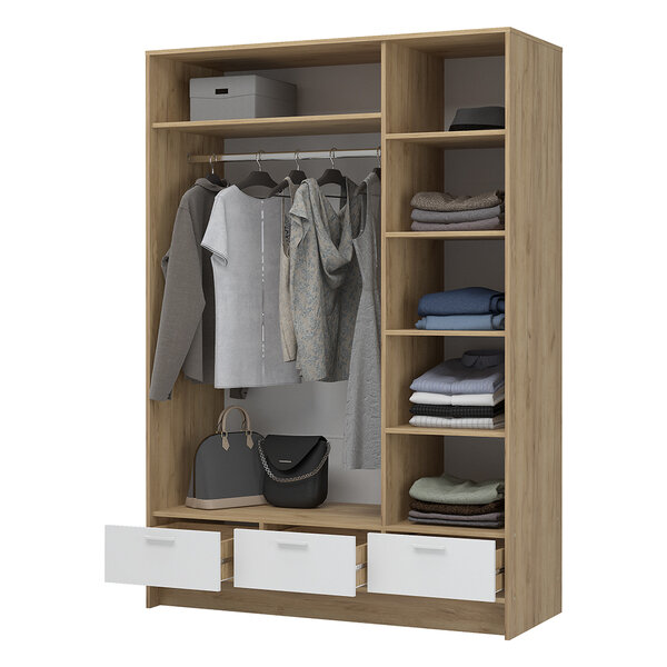 Шкаф 3-х створчатый с зеркалом Ирис ШК-03 