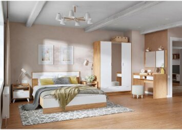 Шкаф 3-х створчатый с зеркалом Ирис ШК-03