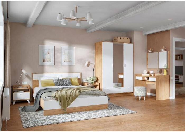 Шкаф 3-х створчатый с зеркалом Ирис ШК-03 