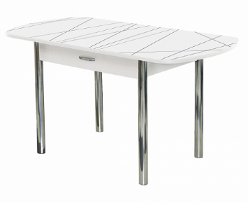 Стол обеденный Прага-1 раздвижной с ящиком опора D50