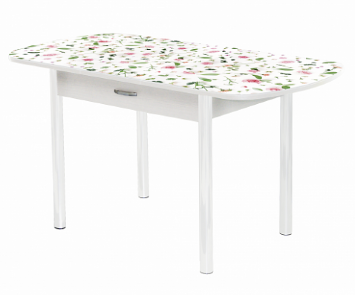 Стол обеденный Прага-1 раздвижной с ящиком опора D50