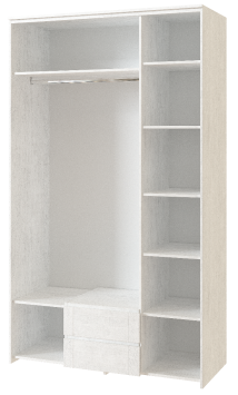 Шкаф с ящиками 3-х дверный Твист №13