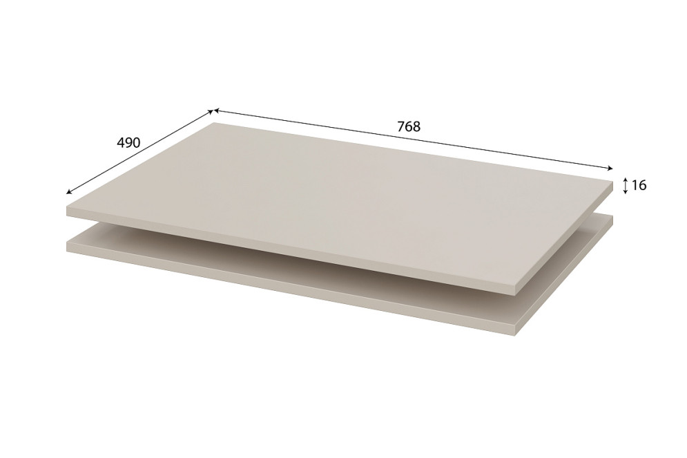 Полки Шкаф &amp;quot;ШК 5&amp;quot; (1600,1200,800) Меланж 