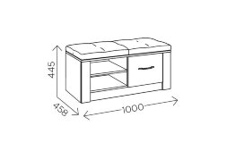 Тумба для обуви Ева-5