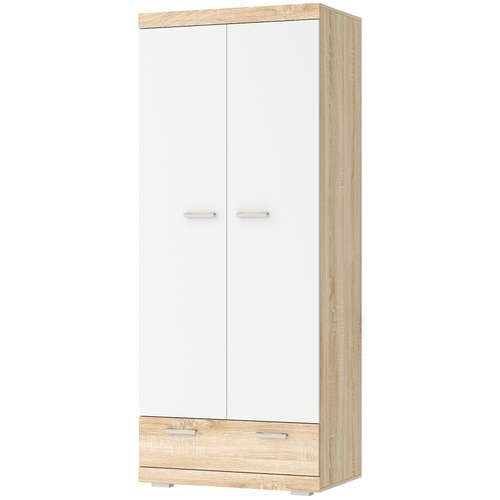 Шкаф Соната ШС-900, Сонома/Белый глянец  