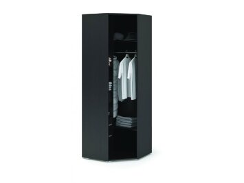 Шкаф угловой Вегас, венге/белый глянец