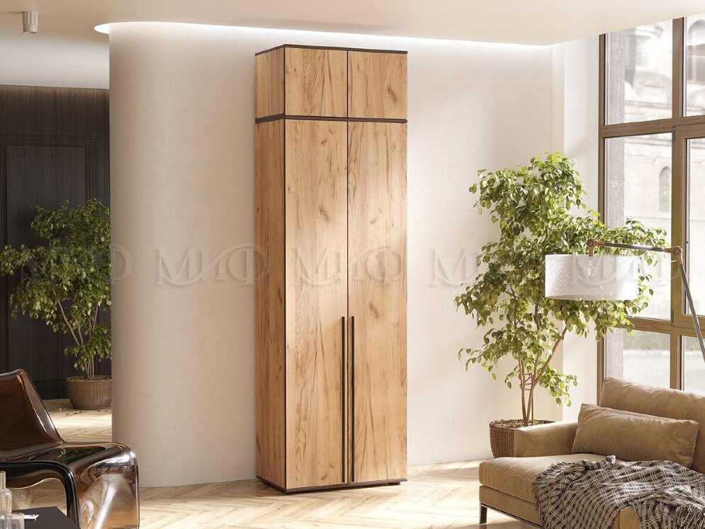 Шкаф с антресолью Норд, Дуб крафт  