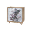 Комод Мегаполис КМ-12 дуб каньон/фотопечать Бали 