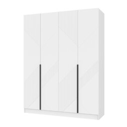 Шкаф Палермо 4-х створчатый, Белый матовый