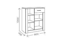 Комод 900 Ева-5