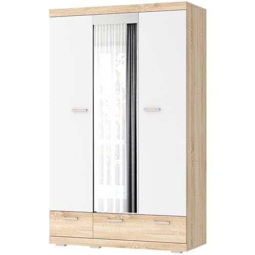 Шкаф Соната ШСЗ-1350, Сонома/Белый глянец  