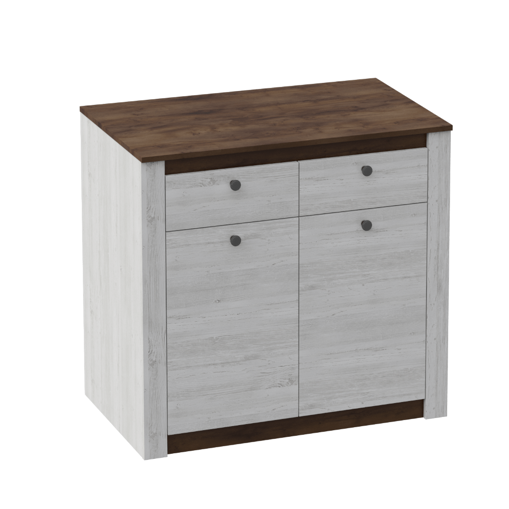 Тумба 2 двери 2 ящика Даллас 