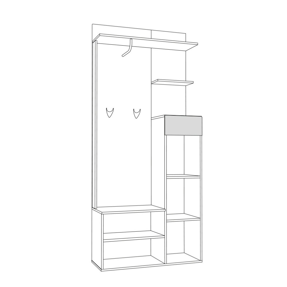 Прихожая Лайн 3 