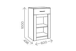 Комод 600 Ева-5