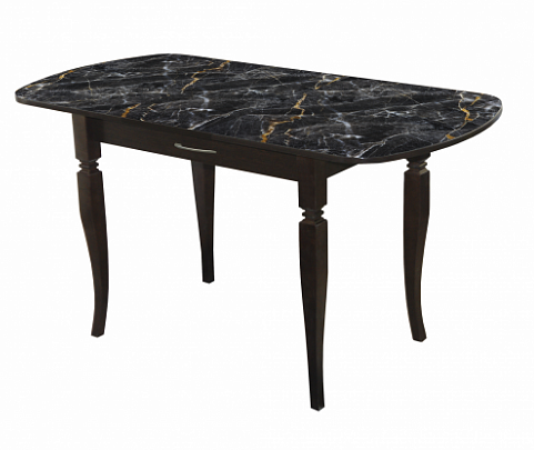 Стол обеденный Прага-1 раздвижной с ящиком опора массив МТ1 