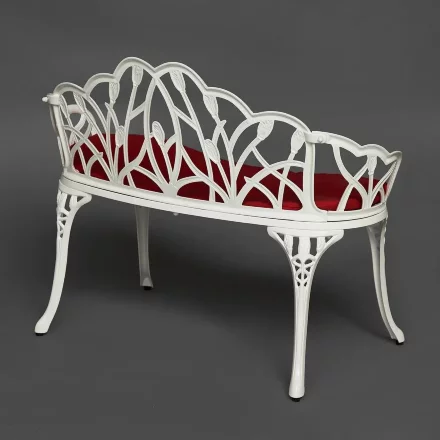 Скамья Secret De Maison Strauss (Штраус), белая + подушка