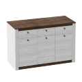 Тумба 3 двери 3 ящика Даллас 