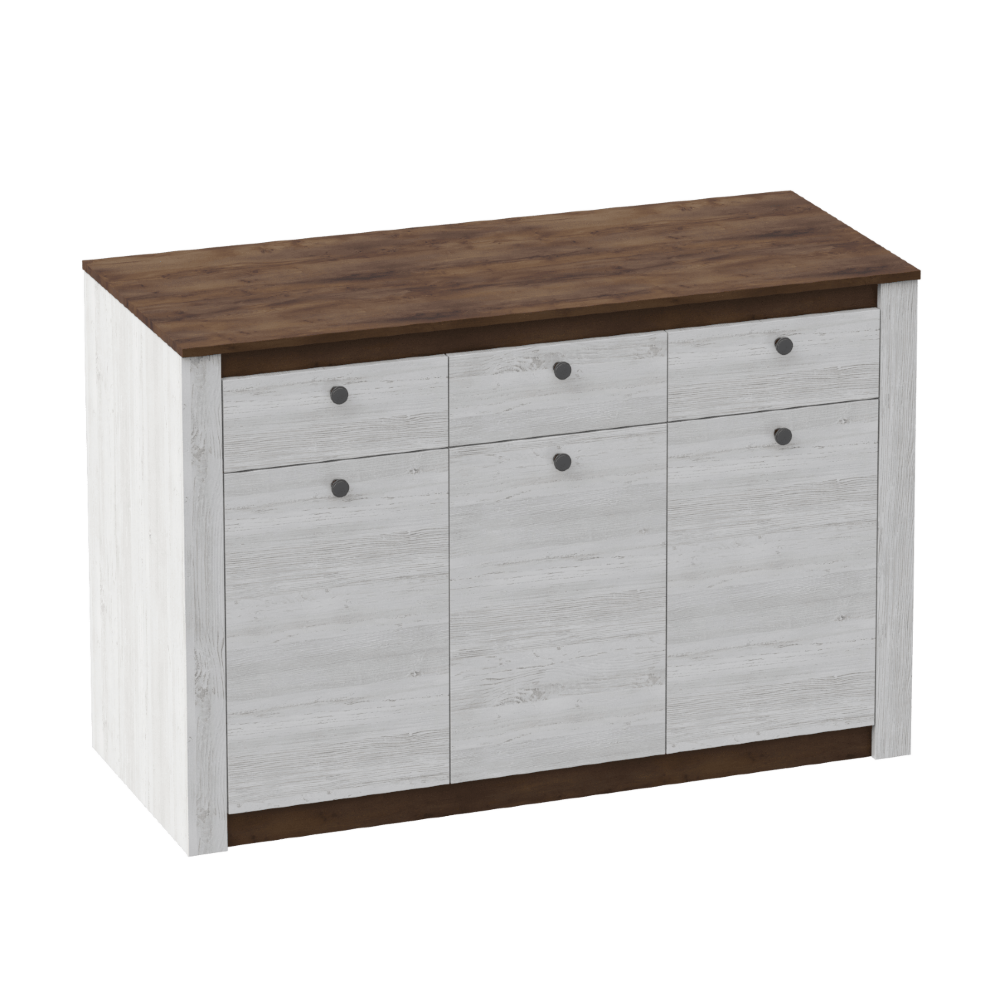 Тумба 3 двери 3 ящика Даллас 