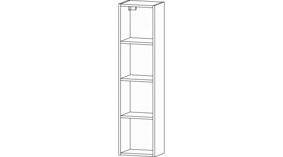  Пенал Даллас, Цемент светлый 