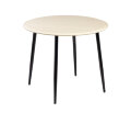 Стол круглый Сканди 1050 опоры черные 