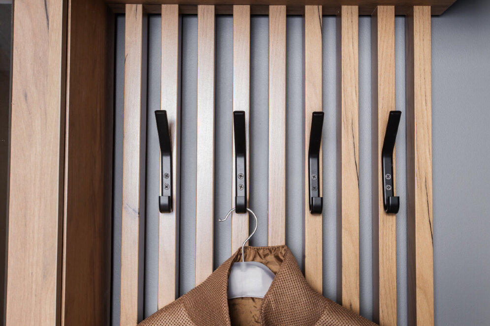 Прихожая Бостон ЛДСП, дуб крафт/серый шифер 