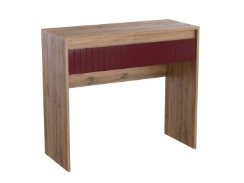 Стол туалетный Ливерпуль, вотан/бордо глянец