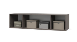 Шкаф / Антресоль 1600 Челси, Анкор тёмный / Анкор свтлый