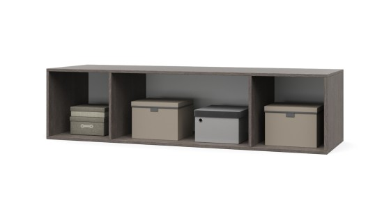 Шкаф / Антресоль 1600 Челси, Анкор тёмный / Анкор светлый 