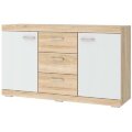 Комод КС-1500 Соната, Сонома/Белый глянец  