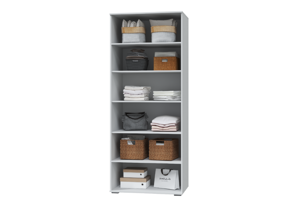 Шкаф 2-х дверный для платья и белья с зеркало Шарлиз 