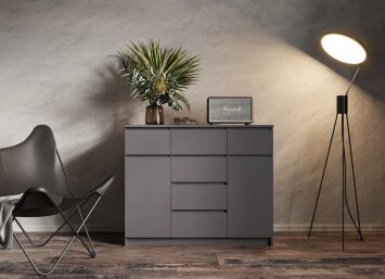 Комод Мори МК 1200.4 графит