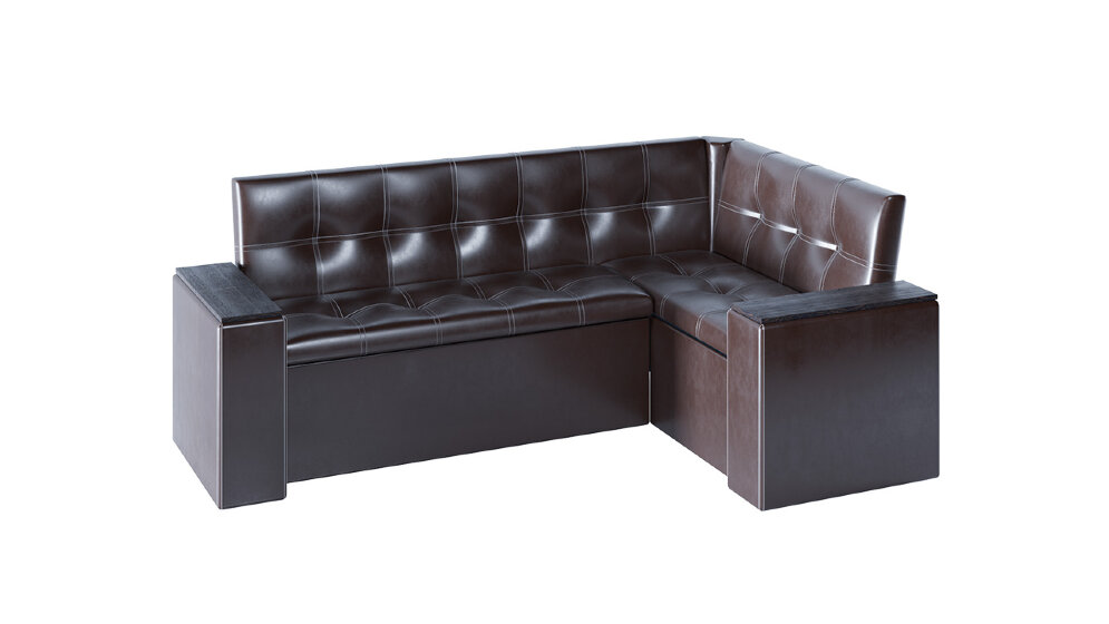 Кухонный уголок со спальным местом Остин, исп.2, коричневый 