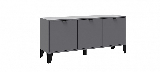 Тумба для ТВ Гира ГТ-1, Графит серый 