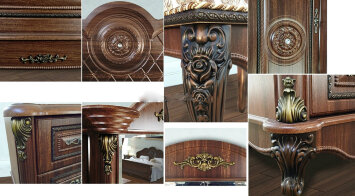 Модульная спальня Да Винчи, Орех