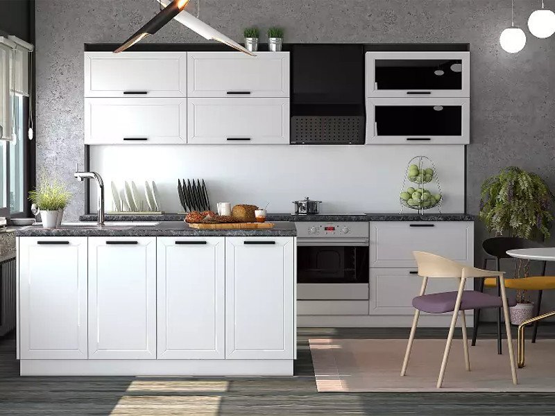 Кухня Монс белая 