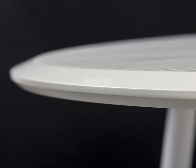 Стол круглый раздвижной Сканди 1050 опоры черные 