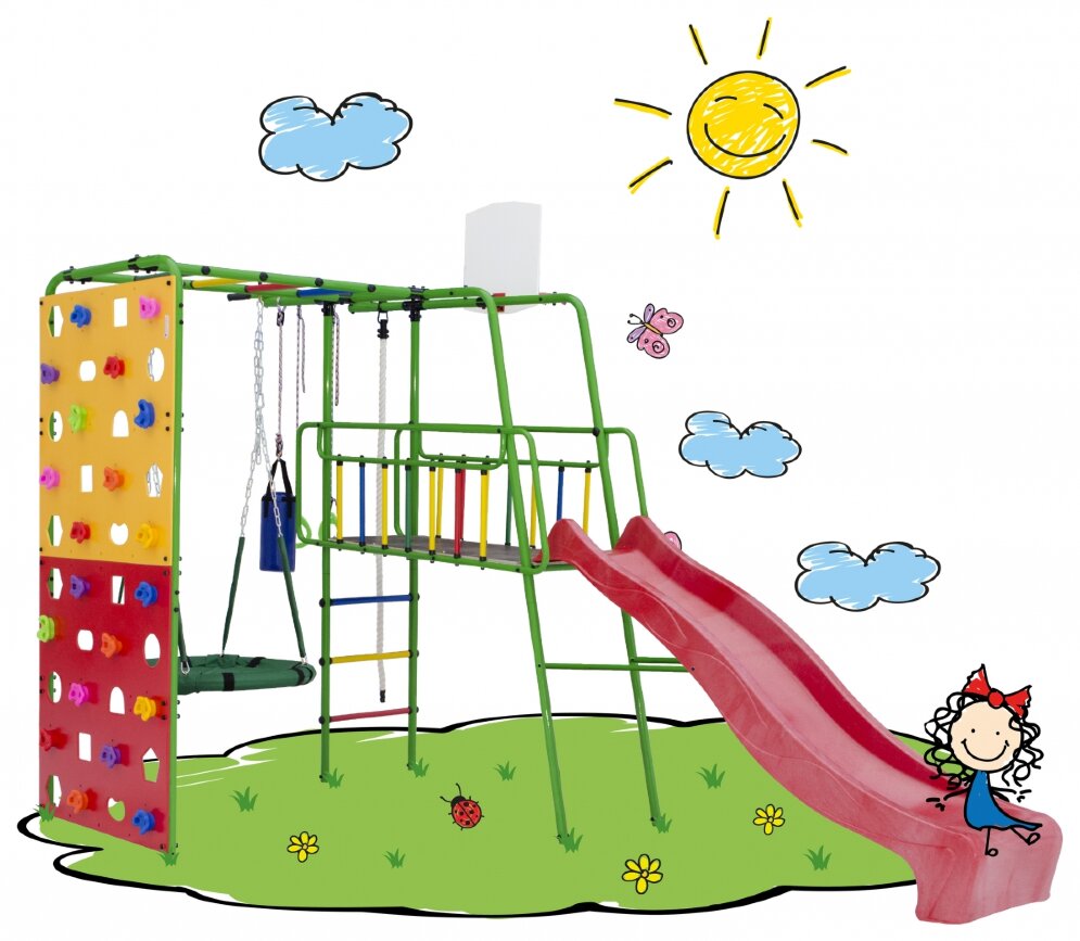 Напольный детский спортивный комплекс Street 3 