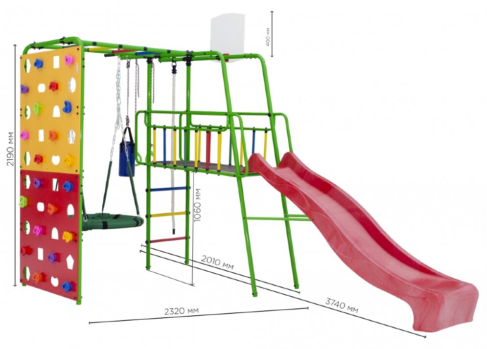 Напольный детский спортивный комплекс Street 3 