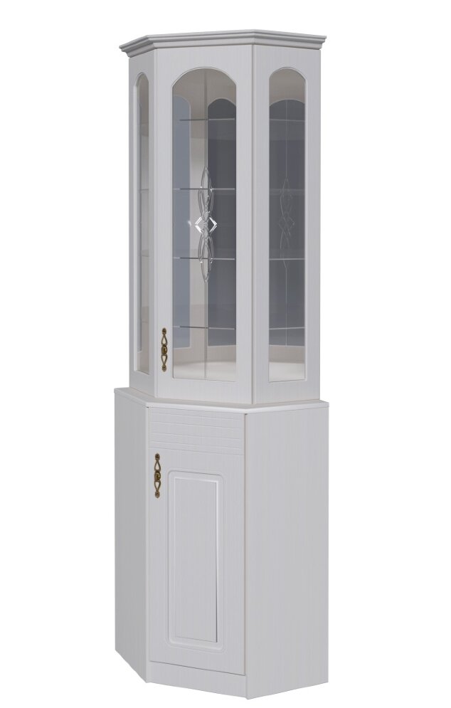 Витрина угловая с зеркалами Венеция В-2 