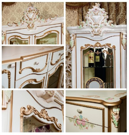 Тумба ТВ Шейх, Слоновая кость 